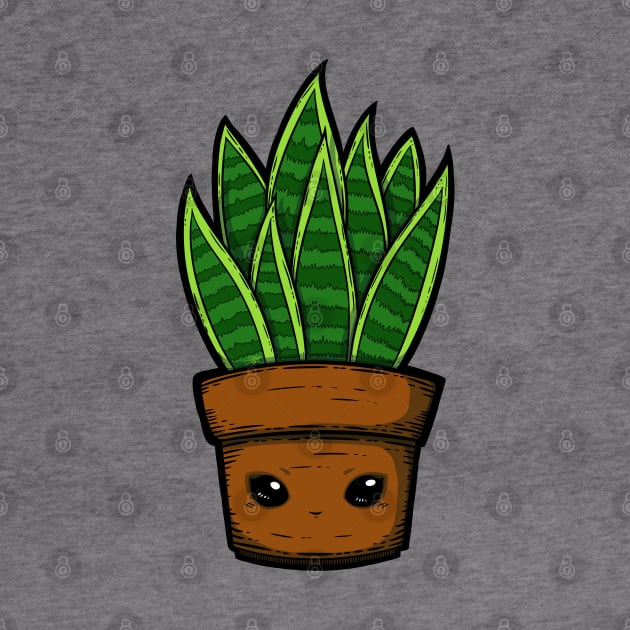 Cute Snake Plant by zarya_kiqo